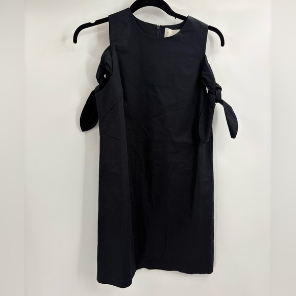 J.O.A. Los Angeles Cold Shoulder Bow Sleeve Dress (Navy) Size XS With Tag - Picture 7 of 16